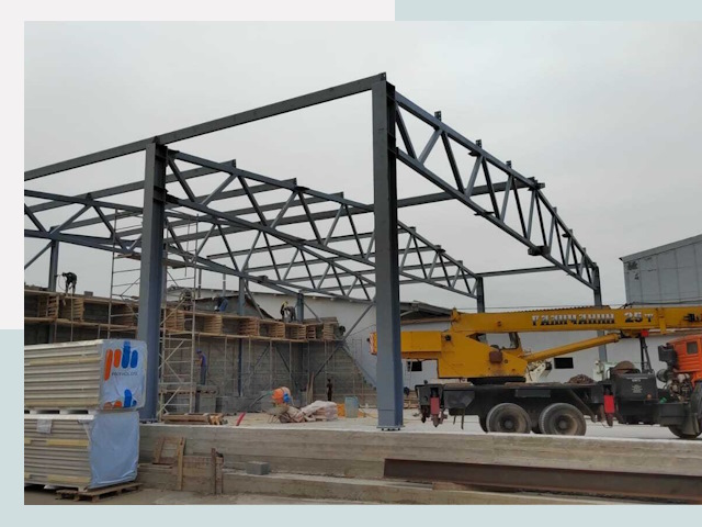 Строительство цехов в Мурманске