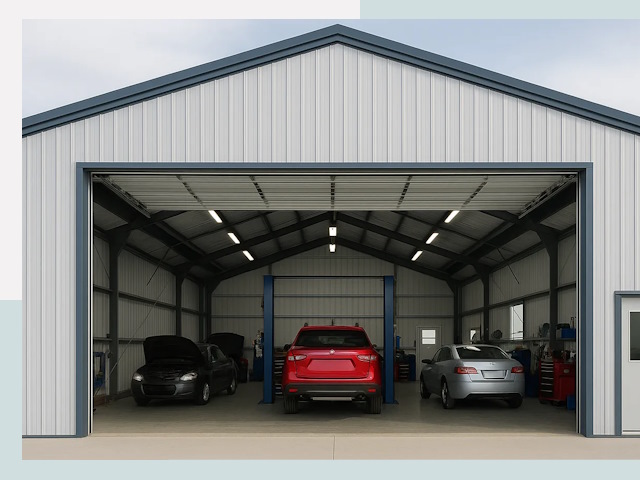 Ангары из сэндвич панелей от 617 руб. в Мурманск