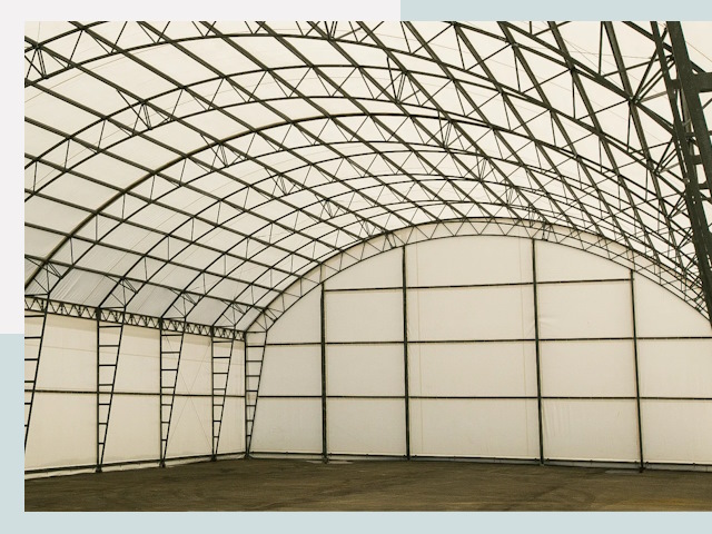 Арочные ангары от 617 руб. в Мурманск и Мурманская область