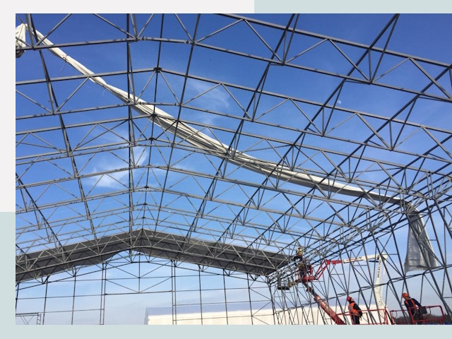 Шатровые ангары от 617 руб. в Мурманске и Мурманской области