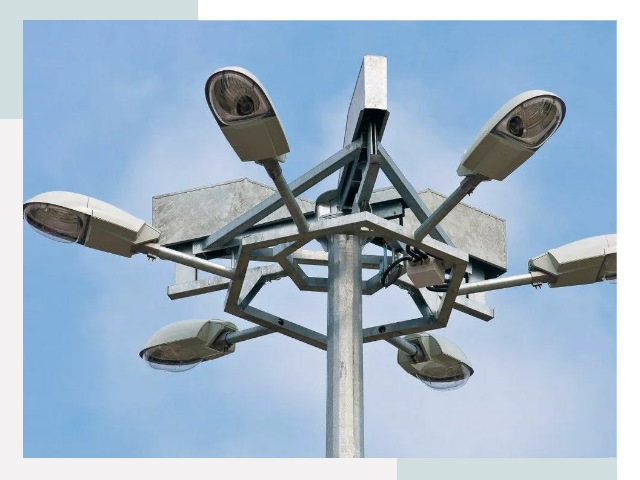 Монтаж осветительных мачт в Мурманске