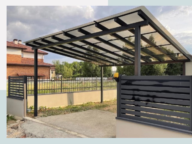 Металлические навесы в Мурманск от 617 руб. за м²