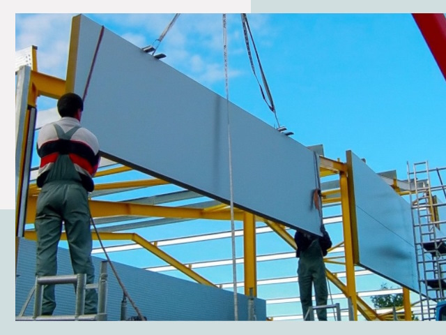 Монтаж сэндвич-панелей в Мурманске от 617 руб.