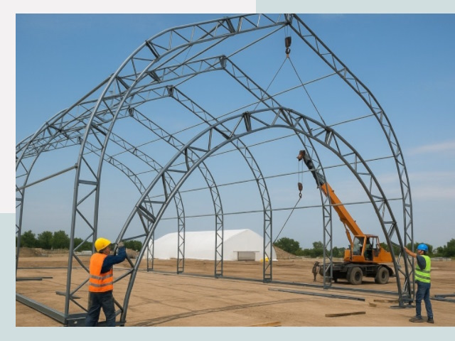 Монтаж ангаров в Мурманске от 617 руб. - Надежно и быстро