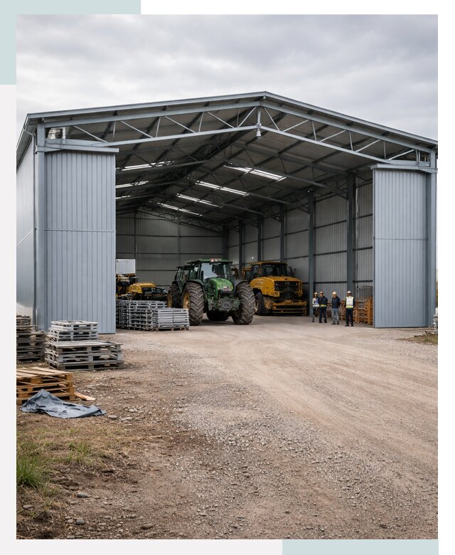 Ангары для сельхозтехники в Мурманске от 20564 р. | СтальСтрой-Мрм