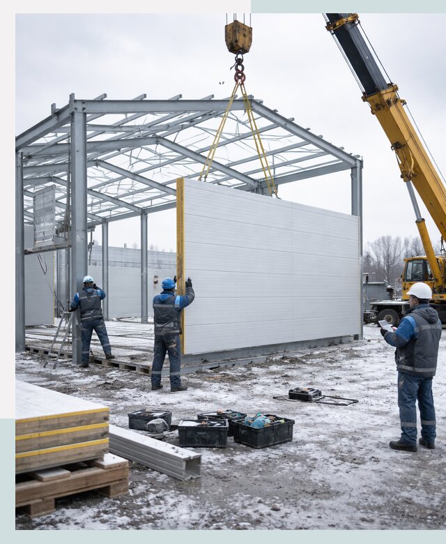 Строительство холодильных складов под ключ в Мурманске