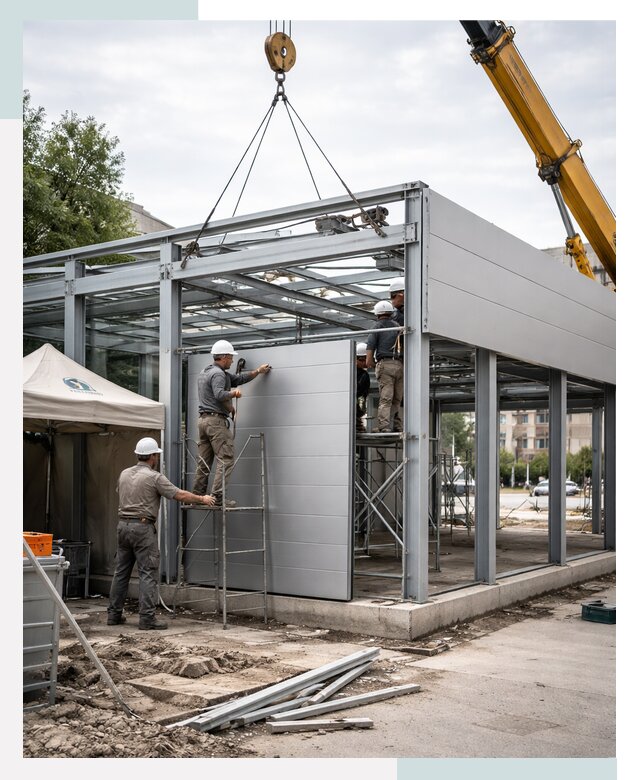 СтальСтрой-Мрм: торговый павильон под ключ в Мурманске от 35987 р.