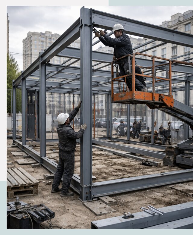 Строительство и монтаж торговых павильонов под ключ в Мурманске