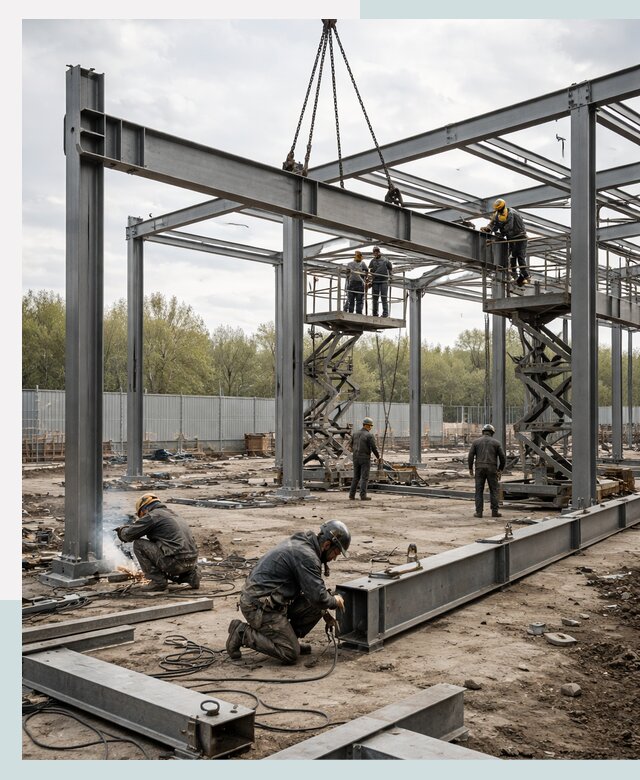 Строительство выставочных павильонов из металлоконструкций в Мурманске